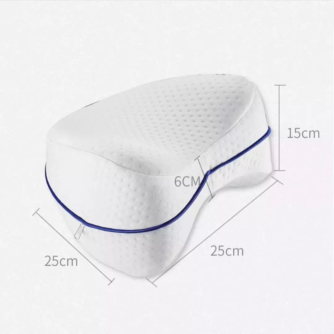 De afmetingen van het orthopedische kniekussen.