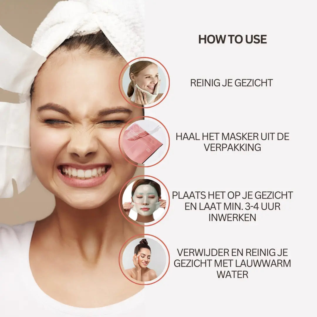 Kollagen-Gesichtsmasken | VOLUMENVORTEIL