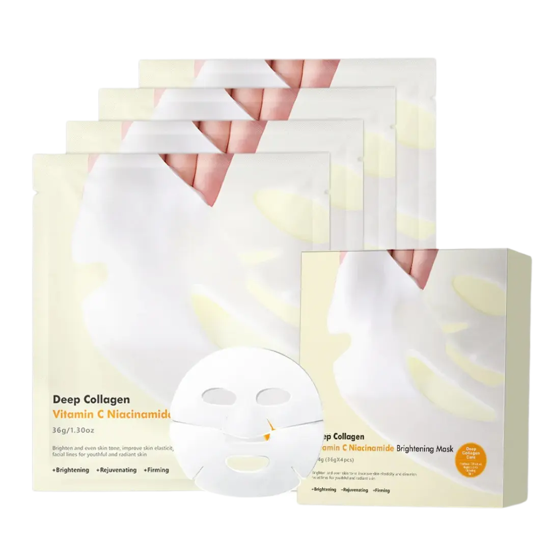 Vitamine C gezichtsmasker. Dit masker is rijk aan vitamine C, een krachtige antioxidant die helpt bij het verhelderen van de huid en het verminderen van pigmentvlekken. Het zorgt voor een egale teint en een stralende huid. Dit overnight gezichtsmasker is perfect voor de huid met pigmentvlekken - Huid die dof aanvoelt.