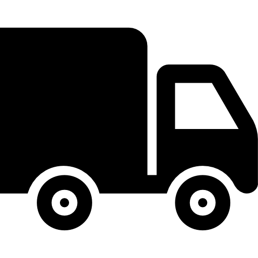 Een vrachtwagen icoontje over de verzending van Bevano Beauty